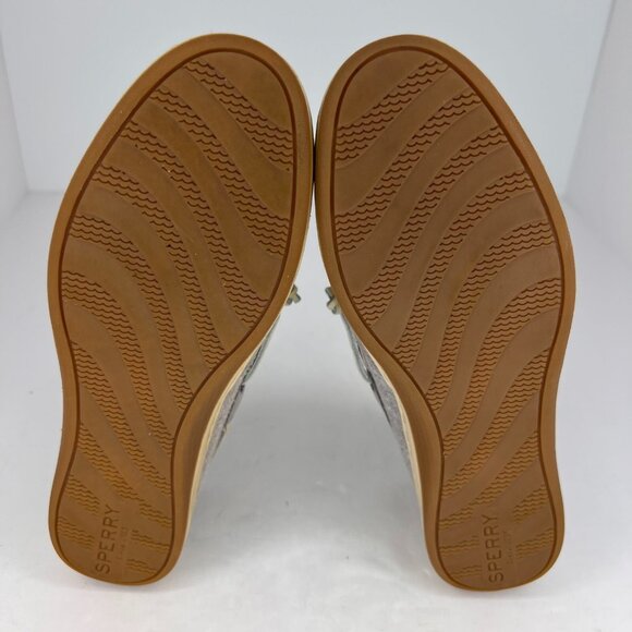 Sperry Womens STS95710 Ivyfish Gray Olive Top-Sider Canvas Size 6 M Boat Shoes - Picture 8 of 9